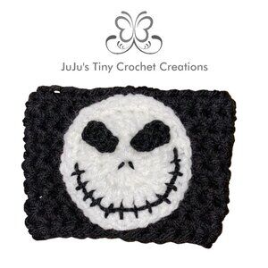 Halloween Skeleton with Bat Tie Coffee Cup Cozy - Reusable & Sustainable